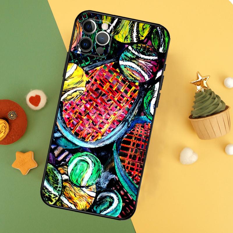 Tennis Ball Sport Phone Case For iPhone 17 17Air 16 15 14 13 11 12 Pro Max 12 13 Mini 16E Shockproof Cover