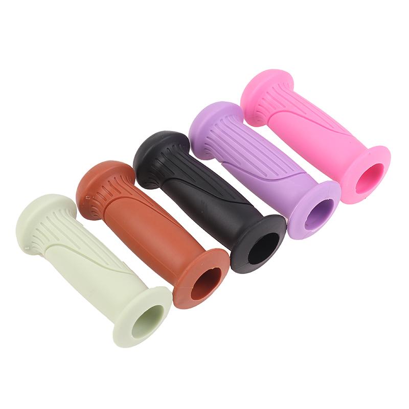1Pair Universal High-Elastic Rubber Handle Grips Non-Slip Handlebar Covers Bike Scooter Balance Bike Grips Handle Protectors