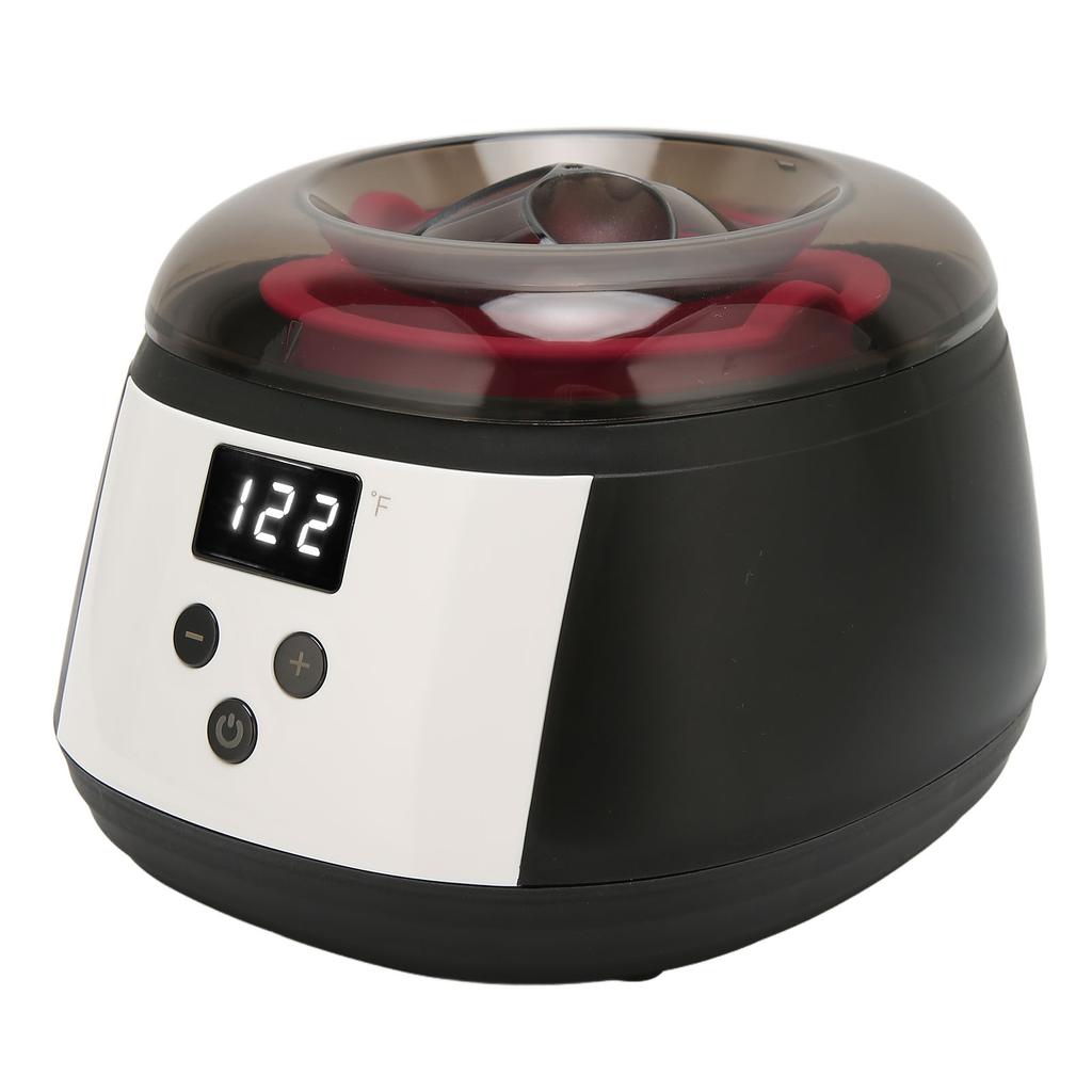 Hair Removal Wax Heater Aluminum LED Display Temperature Controllable Electric Wax Heater 100‑240v US Plug