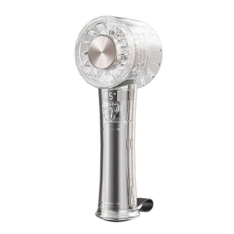 

Portable Mini Transparent USB Rechargable Ice Pack Fan Standard Version белый