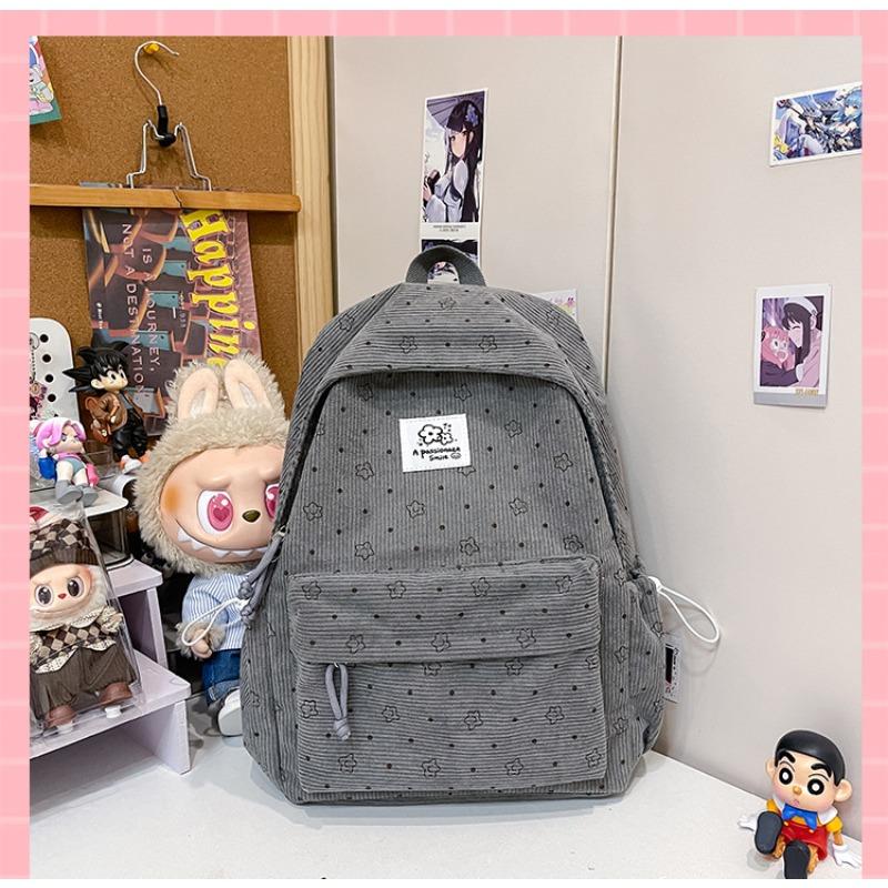 New Mori small fresh backpack Korean ins junior high school student schoolbag polka dot girl student backpack