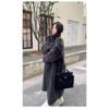 VAYLA Damen Kunstpelz Lange Mäntel Jacken Stehkragen Mantel Dick Warm Y2k Streetwear Jacke Elegant Arbeit Freizeit Oberbekleidung Herbst Winter