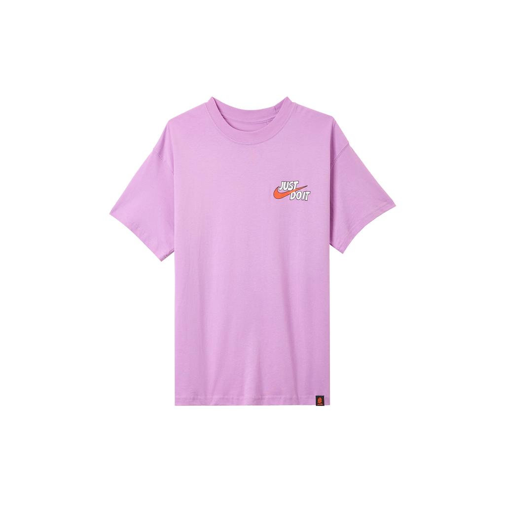 New Nike Drop Shoulder Sleeve T Shirt Men's Pink FJ2324-532