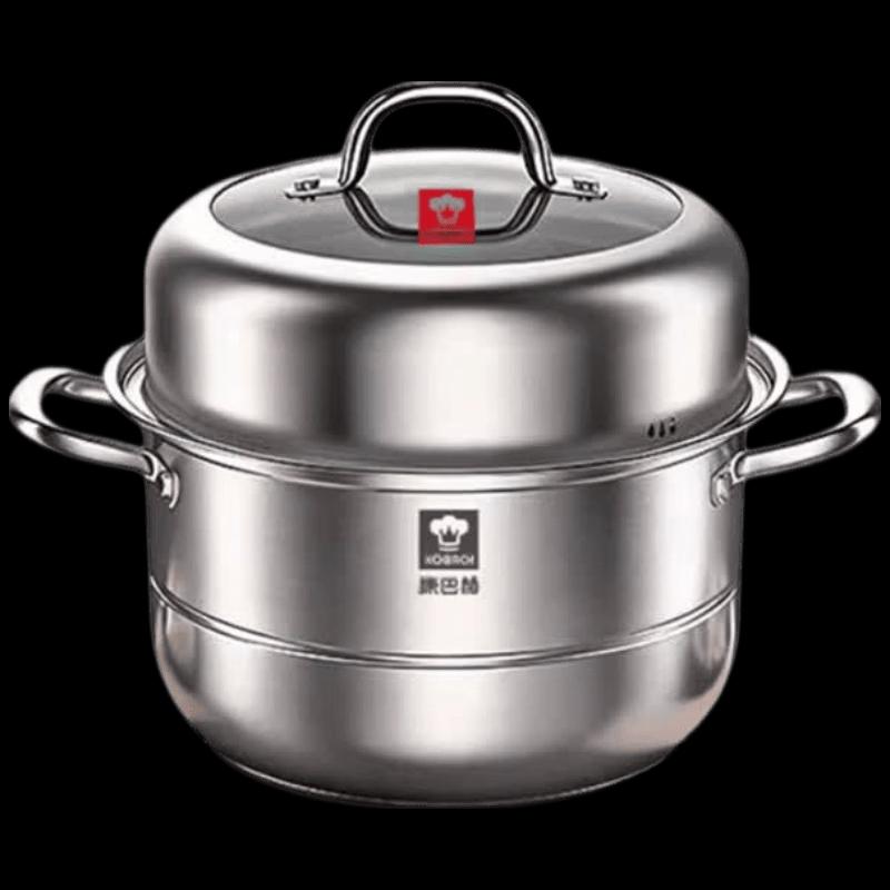 KOBACH European-Style 2-Layer Stainless Steel Steamer