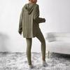 Fashion Casual Knitted Suits Long Pants Suits Women's T Shirts Sports Suits Fashion Elegant Casual Solid Two Piece Set Outfits