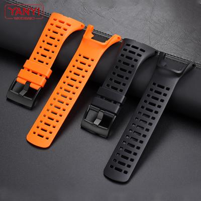 Pulseira de relógio de borracha de alta qualidade para Suunto Ambit 1/2/2S/2R/3 Sport/3 Run/3 PEAK Relógio de substituição Pulseiras de pulso Pulseira flexível