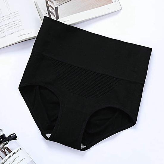 Trendige Damen-Unterhose, hohe Taille, schweißabsorbierend, nahtlos, schützt den Bauch, Damen-Höschen für Frauen nach der Geburt