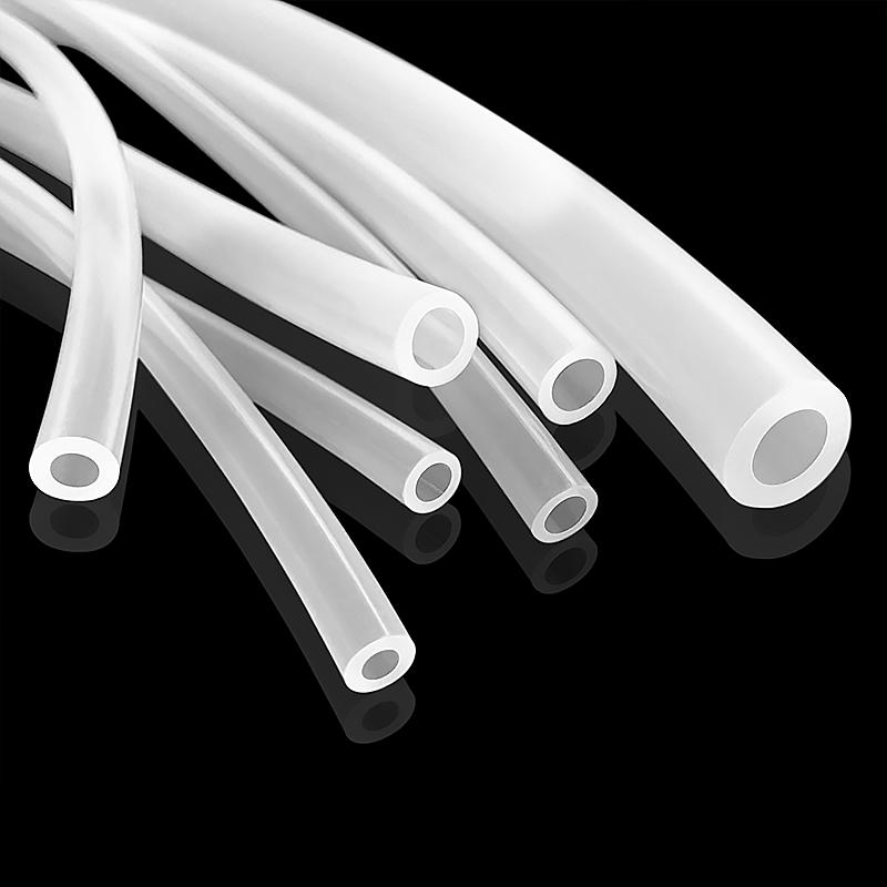 3x4 Silikonslang ID 3 mm OD 4 mm Livsmedelsgodkänd Flexibel Dricksslang Rör Temperaturbeständig Giftfri Transparent