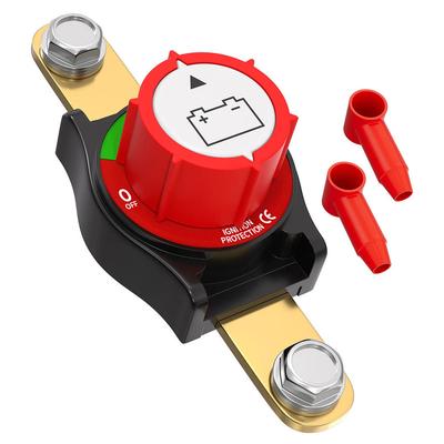 Marine Battery Switch Battery Disconnect Switch Reliable Conductivity Versatile DC Compatibility For RVs For ATVs