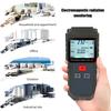 Portable Handheld Digital LCD Electromagnetic Radiation  Electric Field Magnetic Field Dosimeter Detector with Sound and Light Alarm