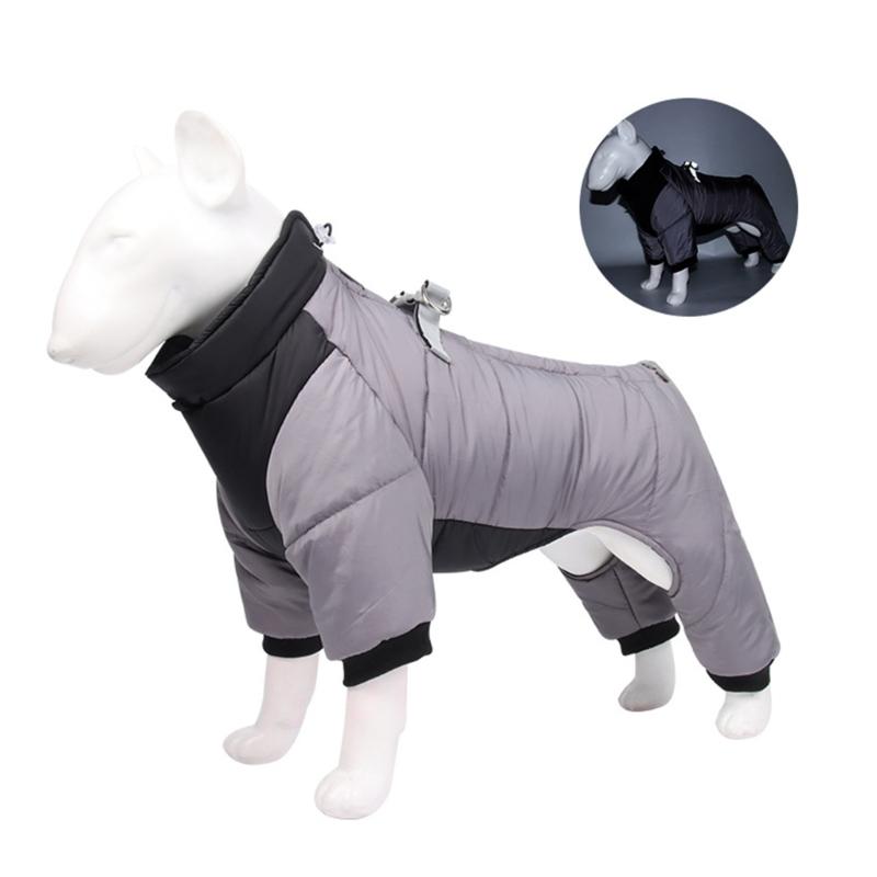 Padded Dog Jackets Reflective Dog Winter Coat Warm Comfortable Clothes