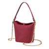 New leather women's chain change bag multi-functional lipstick storage bag creative hand carry mini bucket bag versatile