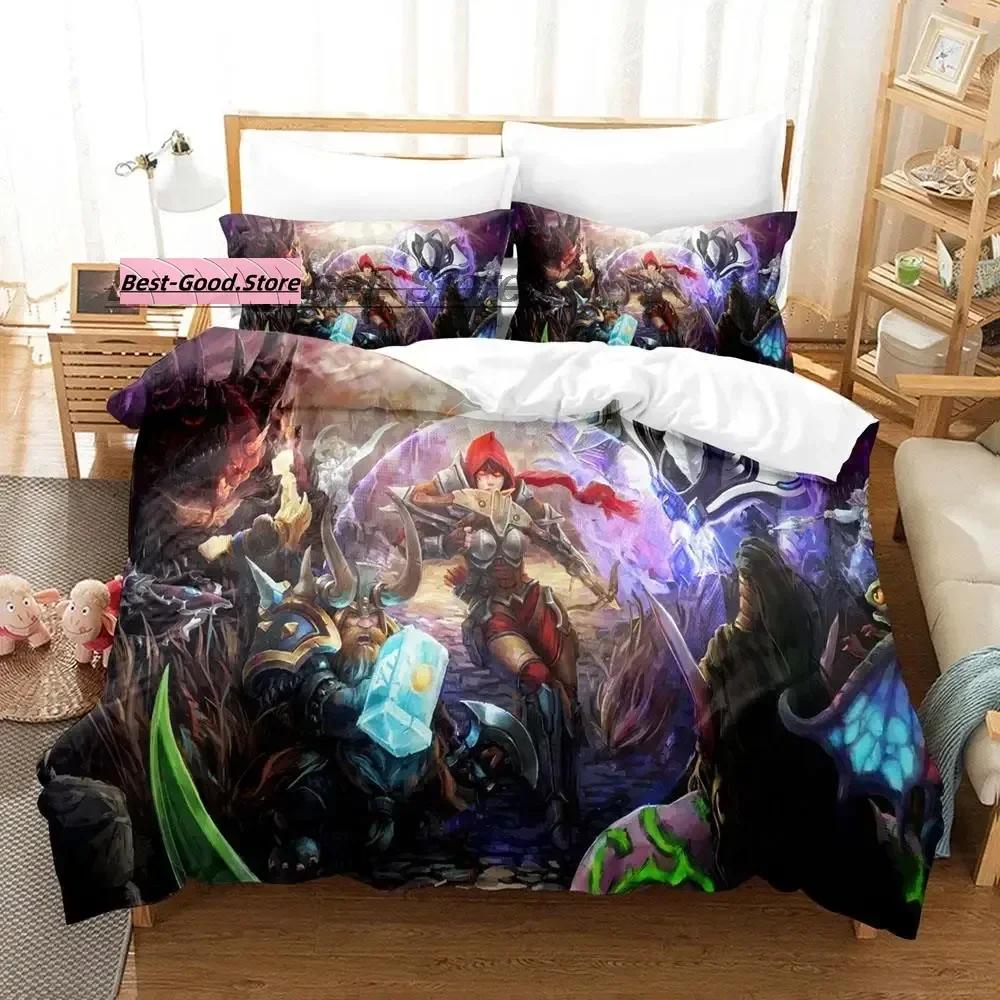Game Heroes of the Storm Beding Set Single Twin Ful Quen King-Sized Dimensionsd Dimensions Bed Linen Set Aldult Kid Bedrom Duvetcover Sets Bed Shet