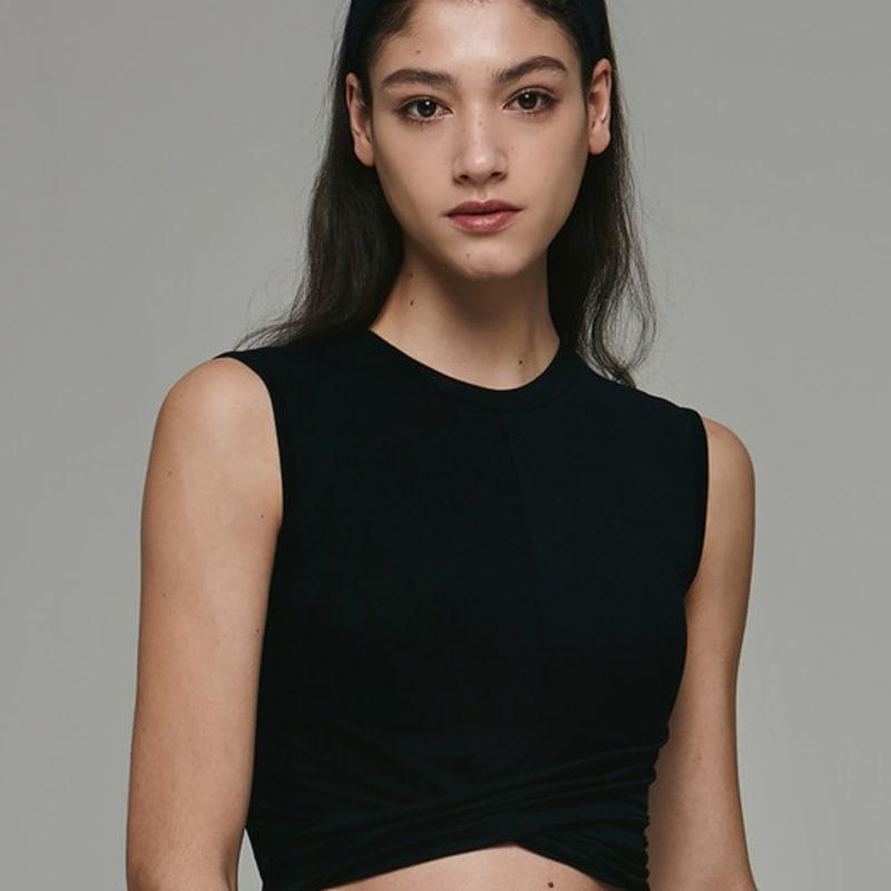 DEVIWEAR Damen Yoga-Bekleidung DEVI-A0003-Schwarz Pilates Laura Golji Stirnband