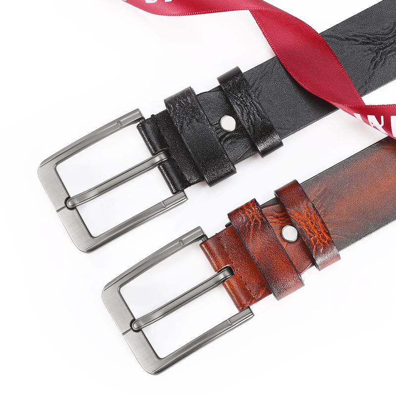 Men'S Alloy Pin Buckle Belt Zhongqing Business Durable Aviation Belt