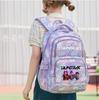 Ainme K-Pop Printed Backpack Student Teenager Bookbag for Boy Girl Schoolbag Kid Gift Women Large Capacity Waterproof Travel Bag Rucksak