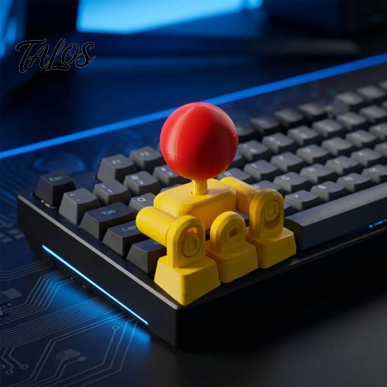 Retro Arcade Keyboard Mod 3D Printed Joystick Keycap, King of Fighters Themed Custom WASD Arrow Key Caps, Universal Fit for Most Personalized