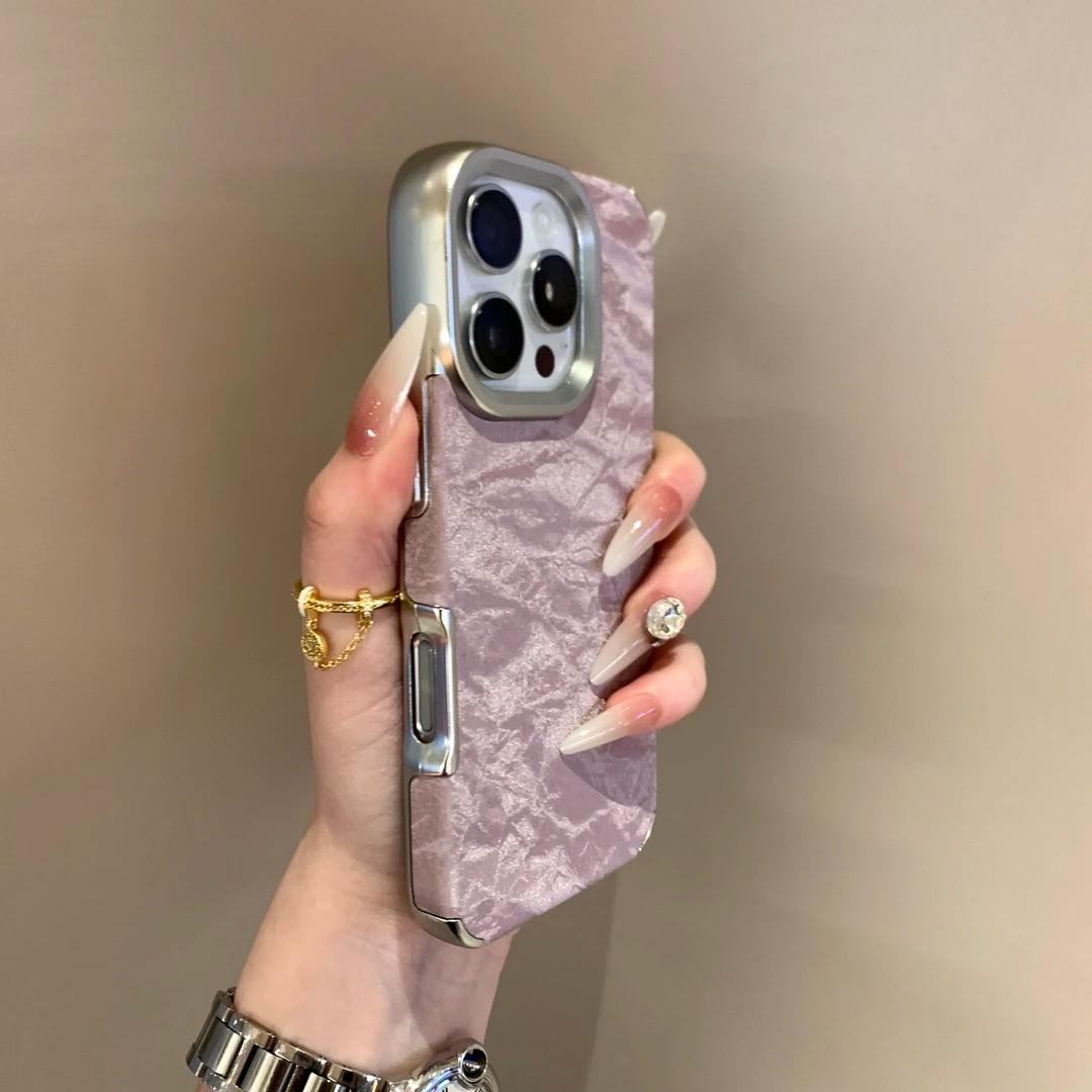 

Бархатный узор «Снежные горы» Подходит для чехла для телефона iPhone 16 Apple 17 ProMax Новый чехол с защитой от падений 14 iPhone17promax