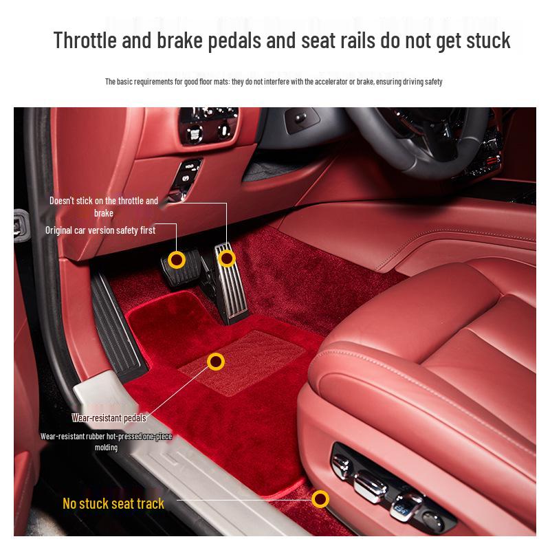 Rolls-Royce Pure Wool Car Floor Mats - Custom Fit