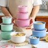 Kitchen Fresh-Keeping Bowl With Lid Dry Food Fruits And Vegetables Sealed Storage Box Portable Office Worker Lunch Box