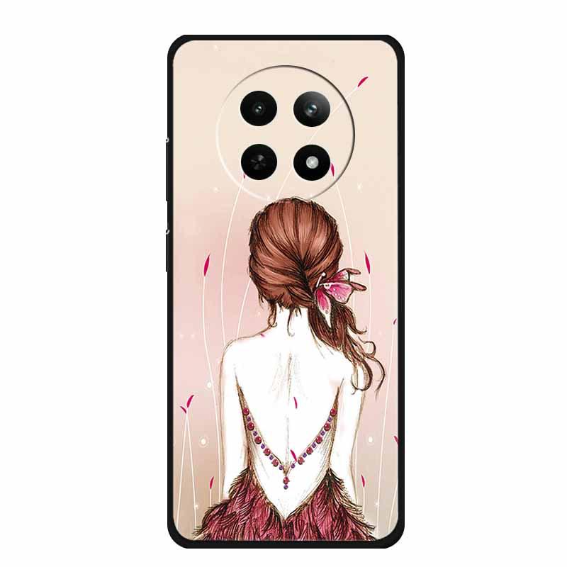 Realme 12 5G Phone Case: Embossed Color Painting, Drop-proof with Concave-convex Texture - 1 Piece