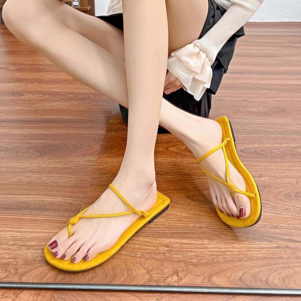 Flip-flop flat sandals women's 2025 summer new casual style toe sexy women's shoes comfortable soft sole not tired feet