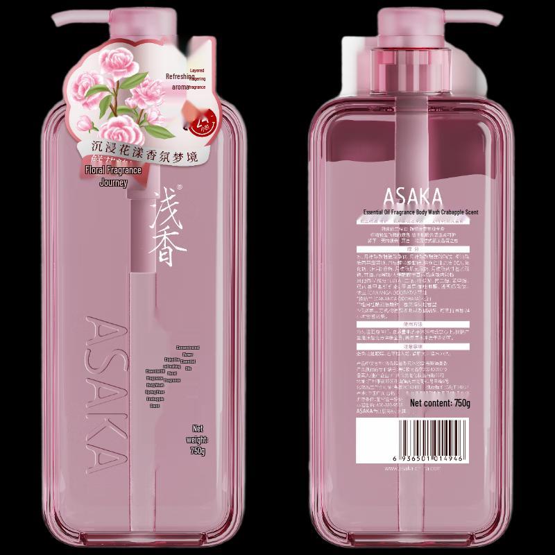 

ASAKA Spring Pear & Begonia Scented Essential Oil Shower Gel