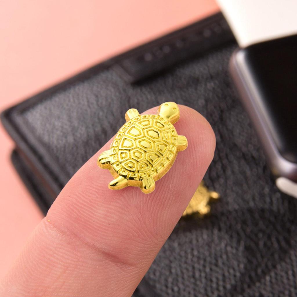Feng Shui Money Turtle Mini Golden Money Tortoise Amulets Tiny Praying Statue Luck Gift For Blessings And Wealth