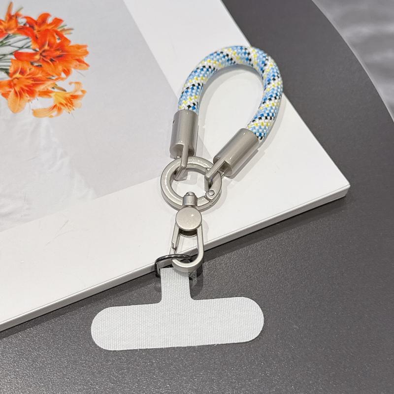 Short Portable Lanyard Pickup Chain Wrist Chain Anti-Lost Lanyard Universal Phone Case With Clip Lanyard Phone Accessories