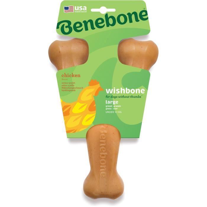 Os À Mâcher Pour Chien Adulte Saveur Poulet - BENEBONE - Taille L