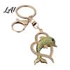 Sparkling Key Chain Rhinestone Love Heart Dolphin Keychain Ring for Women Bag Decoration Keychain Decorative Car Keys Handbags Backpacks Purses