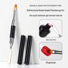Dual-Ended Nail Art Gel Pen: Quick-Extension, Color Mixing, Embossing, Phototherapy & Multifunctional Use