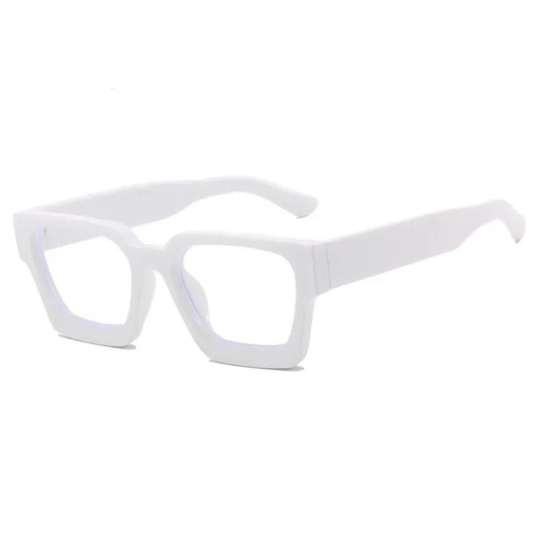 New Transparent Computer Glasses Frame Women Men Anti Blue Light Square Eyewear Blocking Glasses Optical Spectacle Eyeglass