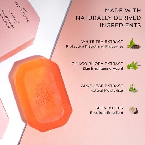 Kimirica Mydło Jaśminowe Przezroczyste | Relaksuje Ciało i Duszę | Odpowiednie dla Wszystkich Rodzajów Skóry |