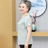 Women's 100% Silk Jacquard Summer Blouse