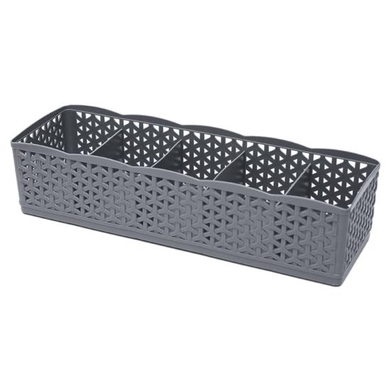 Tiroir en plastique creux à la mode, boîte de rangement de placard, organisateur de sous-vêtements chaussettes cravate