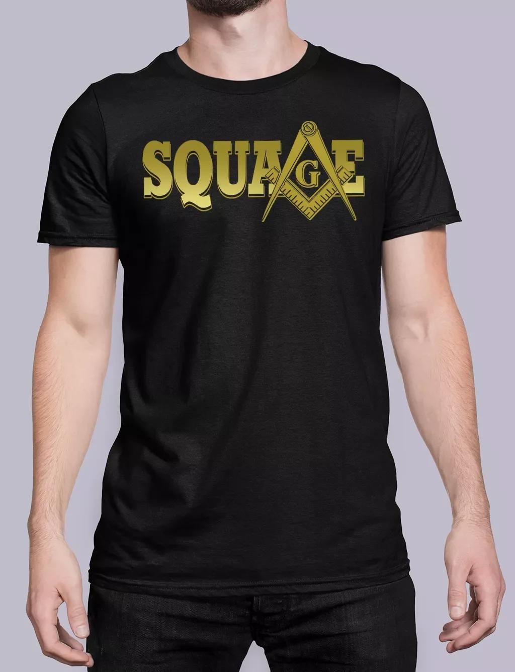 

Square Masonic Symbol T-Shirt 100% Cotton O-Neck Summer Short Sleeve Casual Mens T-shirt Size S-3XL - Men s Summer Cotton Gra... S разноцветный