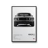 Famous Cars DEMON MACH 1 Canvas Wall Art Print Poster NSX TYPE R Decorative Mural Modern Home Decor Birthday Gift Unframed
