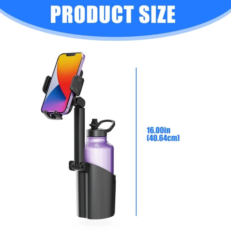 Universal Cup Mount highlighting Strong Hard Rod Design For Phones Tablets And Drinks In Car
