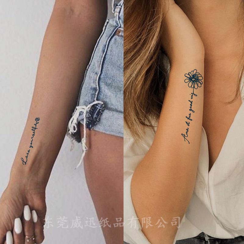 Juice Herbal Tattoo Sticker, Finger Sticker, Juice Semi-Permanent Tattoo Sticker, Sweat-Proof Tattoo