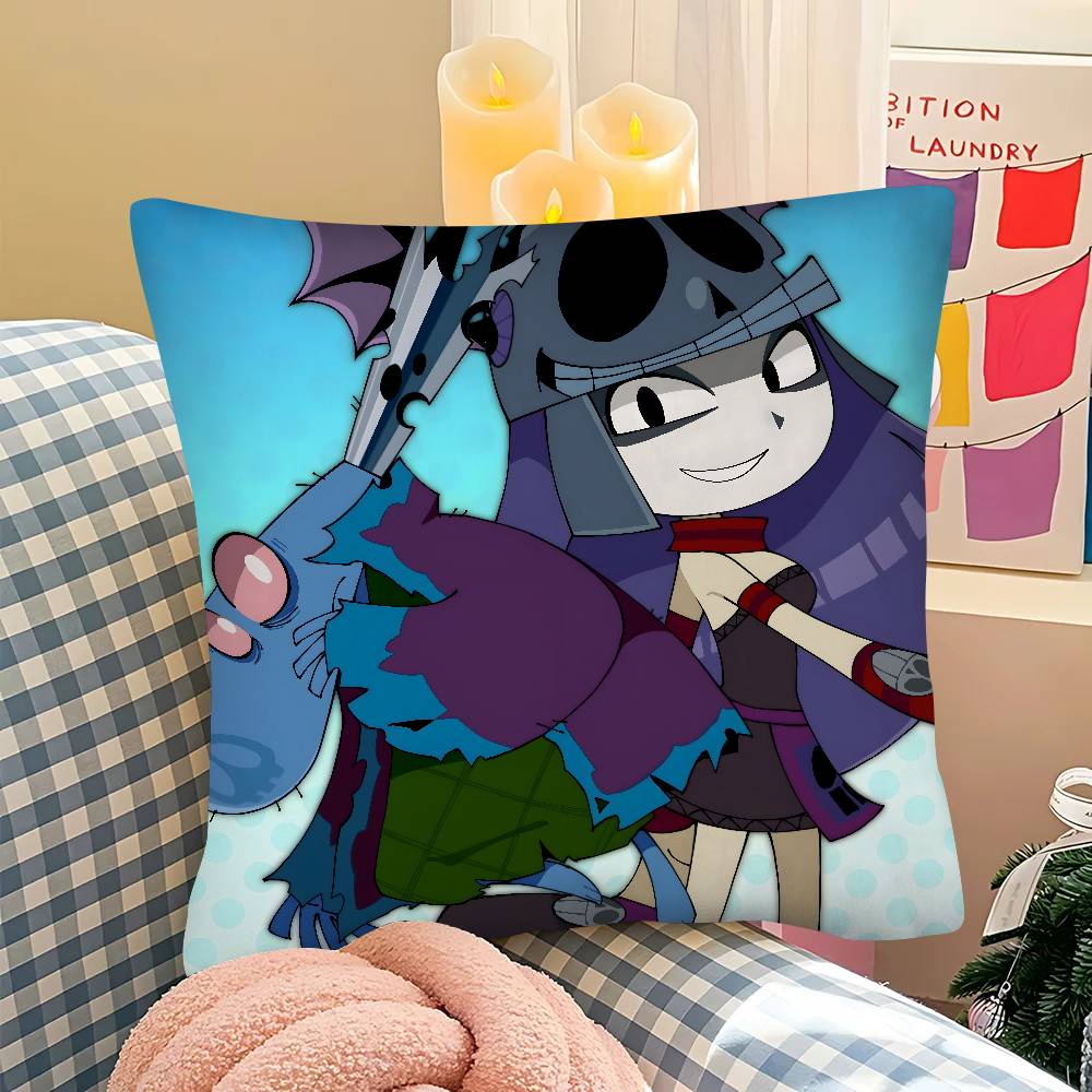 pc Rayman Legends Anime Pillow Case Fashion Square Pillowcase Bedroom Sofa Room Ins Decoration Leisure 40x40cm