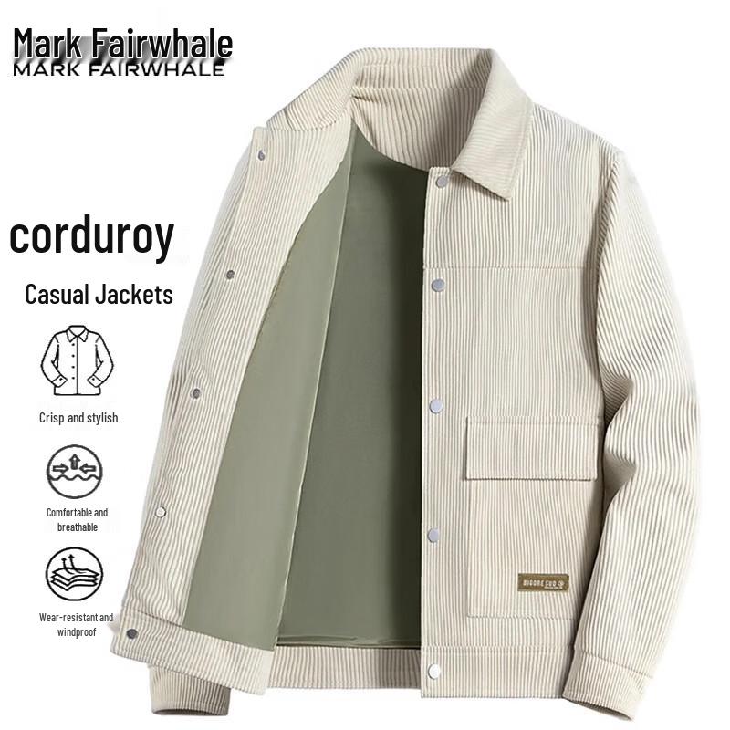 Mark Huafei Men's Casual Lapel Jacket