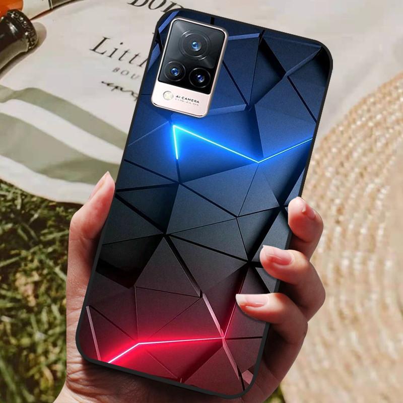For Vivo V21 5G Case V 21 Silicon Back Cover Phone Case for Vivo V2050 VivoV21 5G Cases Soft Bumper Coque for Vivo V21 5G Fundas