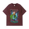 275 GSM Washed T-shirts 100% Cotton Seven Deadly Sins V6 King Print Unisex Heavy Cotton T Shirt