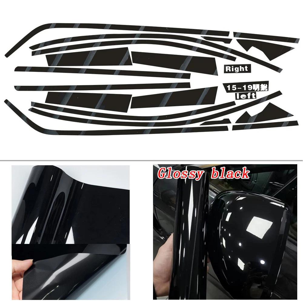 For For Skoda Octavia 2015- Sedan Window Chrome Delete Blackout ABC Pillars Glossy Black Stickers