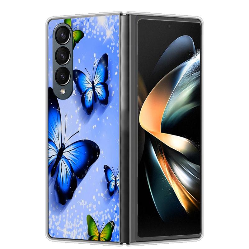 For Samsung Z Fold 4 Case ZFold 5 4 5G Hard Transparent Phone Cover For Samsung Galaxy Z Fold4 Fold5 Shockproof Bumper Fundas