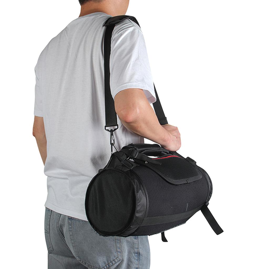 Storage Bag for Boombox 3 Speaker Nylon Travel Carrying Case Portable Audio Protective Pouch with Shoulder Strap