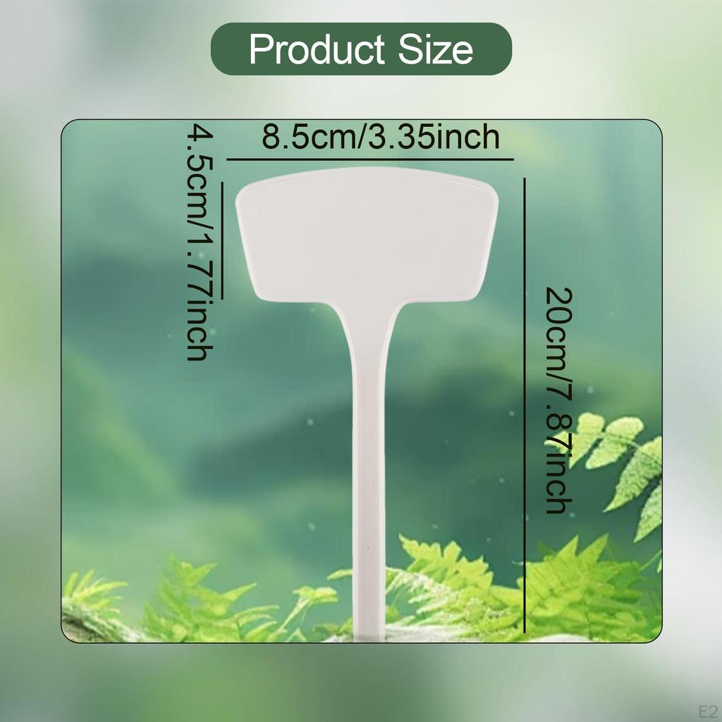 30 Count Garden Markers for Plant Identification, Waterproof Tags Potted Vegetables