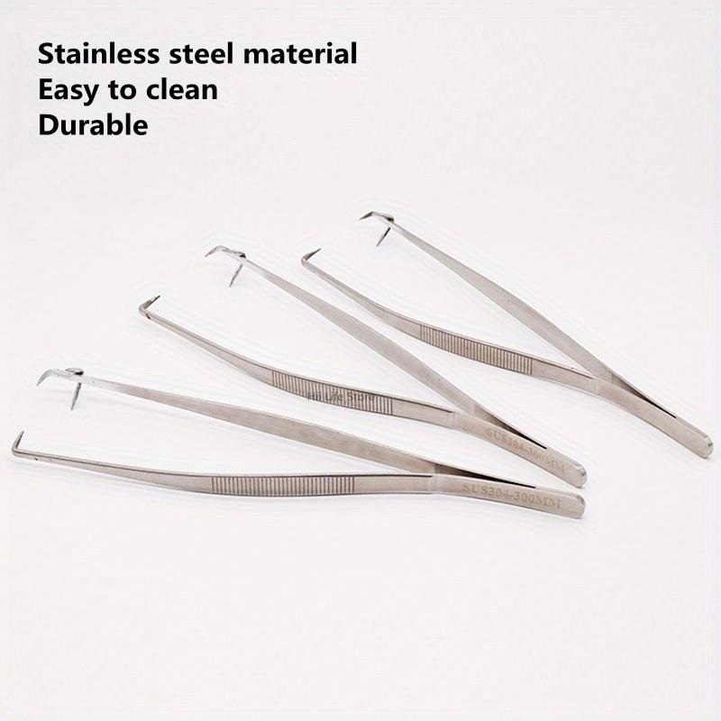 Pottery Tools Stainless Steel Glaze Clamp Dip Glaze Clamp DIY Ceramic Clamp Plate Spoon Glaze Coloring Tool Clay Clamp