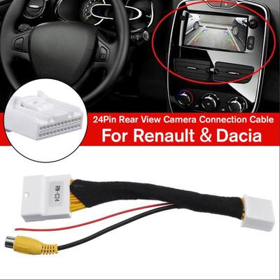 RCA Video Cable Suitable for Renault- Monitor Reverse Rear View Camera Connection Car Parking Video Extension Cable Wire